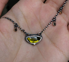 Load image into Gallery viewer, Tourmaline charm necklace