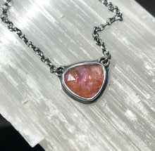 Load image into Gallery viewer, Pink Tourmaline Charm Necklace ~