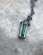 Load image into Gallery viewer, Simple Green Tourmaline Pendant