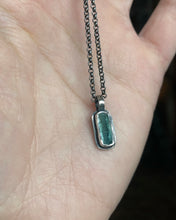 Load image into Gallery viewer, Mini Aquamarine Charm necklace