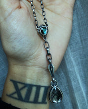 Load image into Gallery viewer, Gothic Inquistion~ Tourmaline 14kt gold and Rutile Quartz