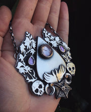 Load image into Gallery viewer, Discounted ||| Spring Guardians Necklace ~ Citrine Diamond &amp; Amethyst