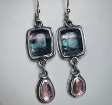 Load image into Gallery viewer, Multi color Tourmaline Earrings