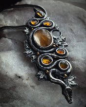 Load image into Gallery viewer, Autumnal Tourmaline Serpent
