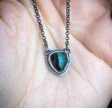 Load image into Gallery viewer, Tourmaline Shield Necklace