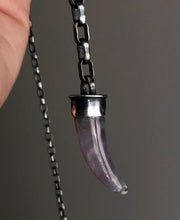 Load image into Gallery viewer, Amethyst Claw Necklace