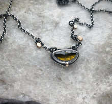 Load image into Gallery viewer, Tourmaline charm necklace