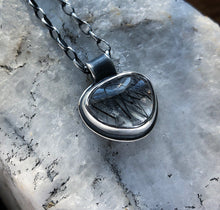 Load image into Gallery viewer, Frost ~ Sensory/ Nostalgia Pendant in Quartz Rutile Lodalite