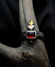 Load image into Gallery viewer, On Sale! Sacred Heart Ring ~ size 7
