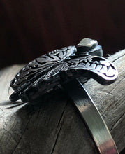 Load image into Gallery viewer, Rice Paper Butterfly Ring ~ Size 6.75