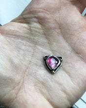 Load image into Gallery viewer, Tiny Pink Tourmaline Pendant~ Irregular shape