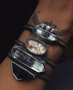 Memento Mori Quartz Cuff ~ Size Medium