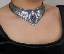 Load image into Gallery viewer, Wolfsbane Iolite Neck cuff ~