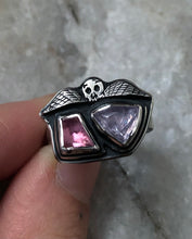 Load image into Gallery viewer, Memento Mori Lovers Ring ~ Size 6.75