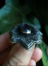 Load image into Gallery viewer, Wolfsbane Tourmaline Ring ~ sz 7 3/4&quot;