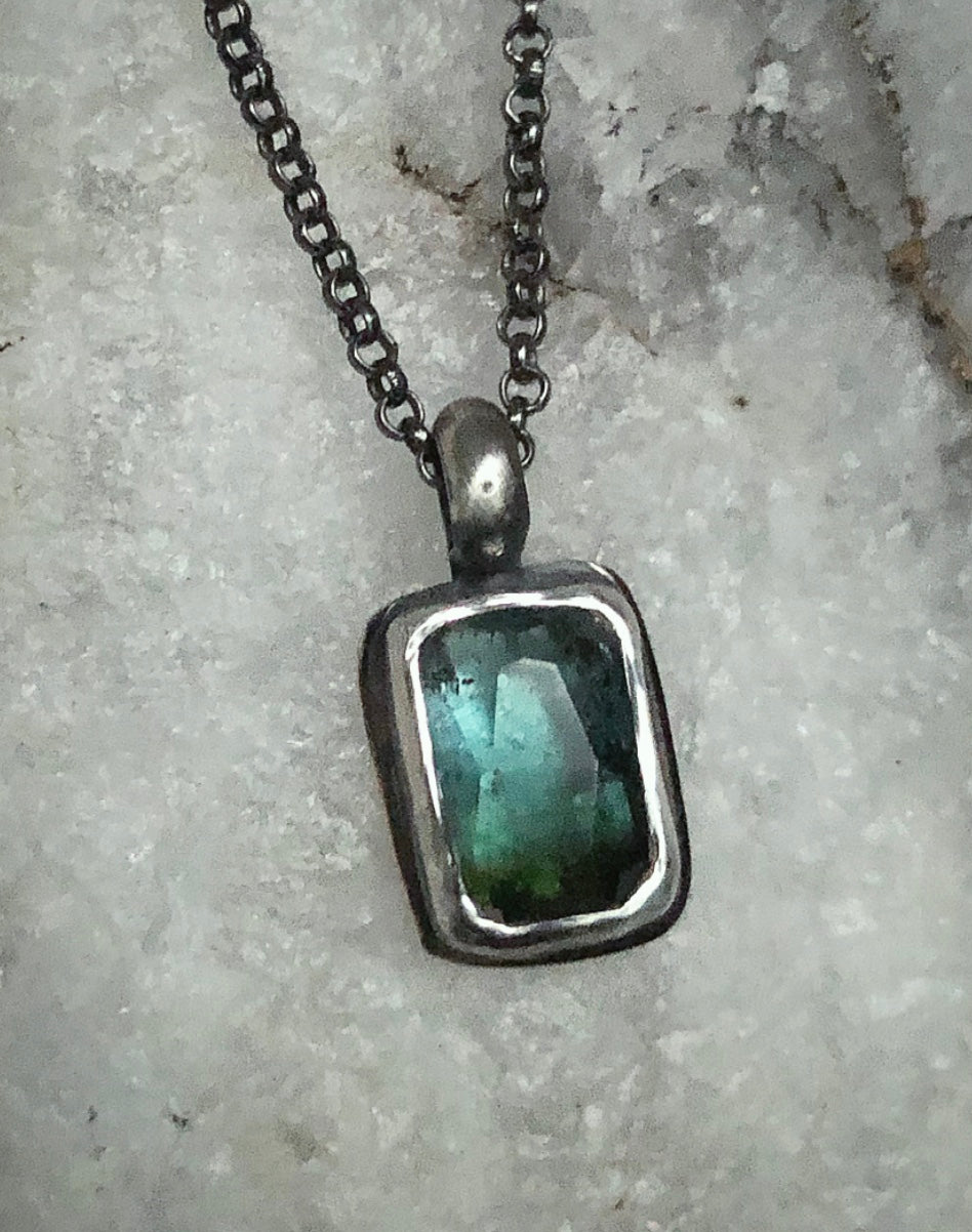 Tourmaline Forest Pendant