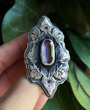 Load image into Gallery viewer, Wolfsbane Tourmaline Ring ~ sz 7 3/4&quot;