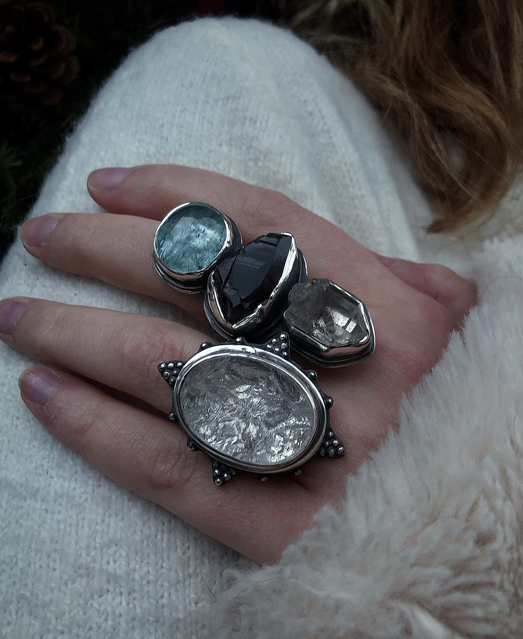 Winter Cairn Ring ~ Size 7.25