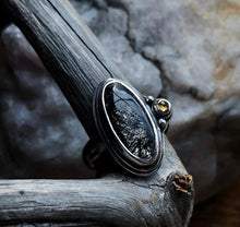 Load image into Gallery viewer, Rutile Quartz &amp; Citrine ring~ size 8