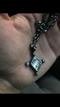 Load image into Gallery viewer, Diamond &amp; Tourmalne Cross ~ DiSCOUNTED