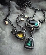 Load image into Gallery viewer, Tourmaline Shield Necklace