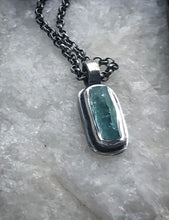 Load image into Gallery viewer, Mini Aquamarine Charm necklace