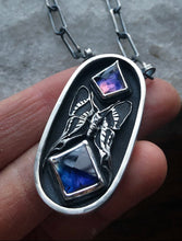 Load image into Gallery viewer, Swordtail Tourmaline Butterfly Pendant ~ DISCOUNTED WING "FLAW"