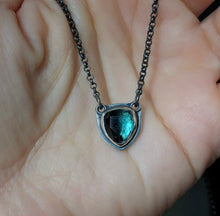 Load image into Gallery viewer, Tourmaline Shield Necklace