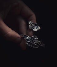 Load image into Gallery viewer, Aglais Urticae ~ Diamond and Silver~ Size 6.5