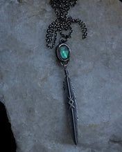 Load image into Gallery viewer, Reserved~ Inguz~Labradorite Rune Necklace