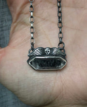 Load image into Gallery viewer, Quartz Memento Mori Necklace