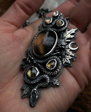 Load image into Gallery viewer, Oak Serpent ~ Quartz and Tourmaline