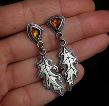 Load image into Gallery viewer, Tourmaline Oak Earring set