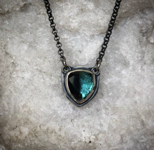 Load image into Gallery viewer, Tourmaline Shield Necklace
