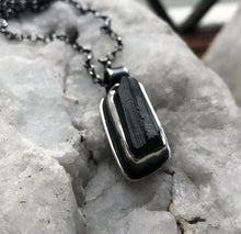 Load image into Gallery viewer, Black Tourmaline Layering Pendant